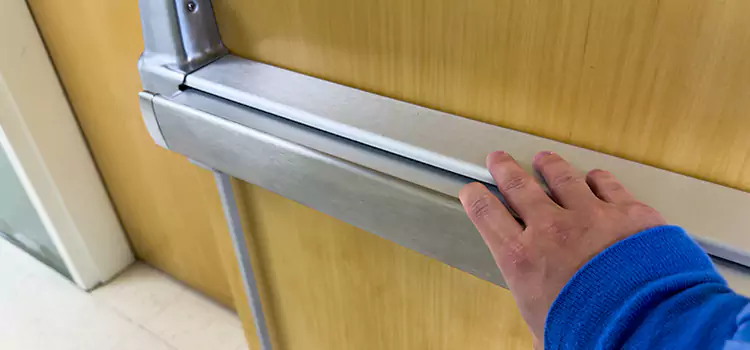 Installing a Push Bar on a Door Pasco